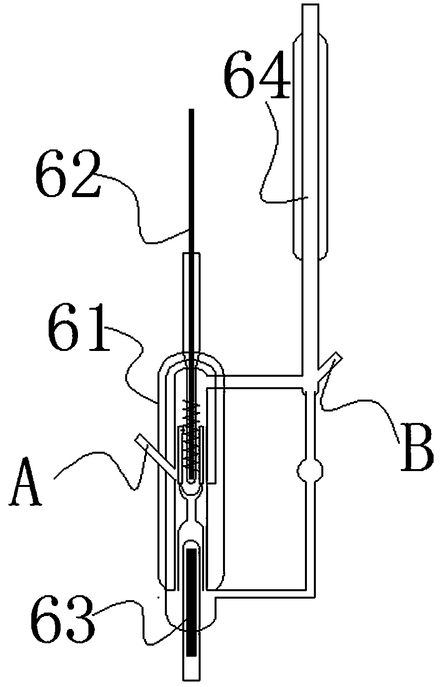 A decompression gas-liquid balance measurement system