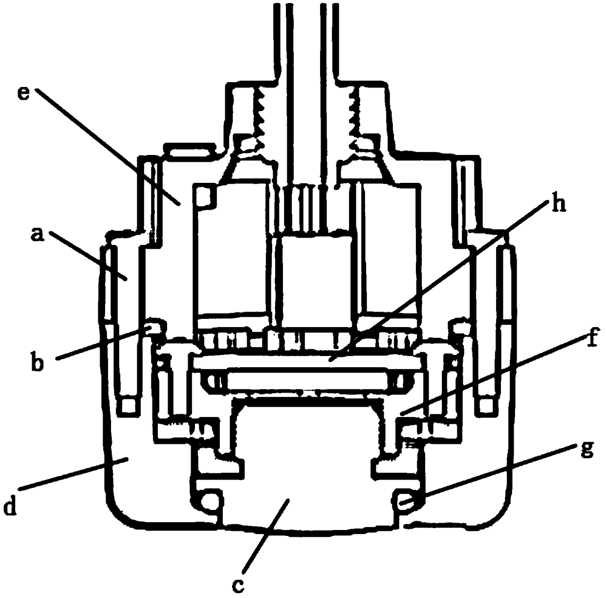 Vehicle camera with focusing by employing screw rod