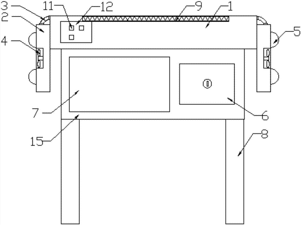 Pupil desk warm in winter and cool in summer