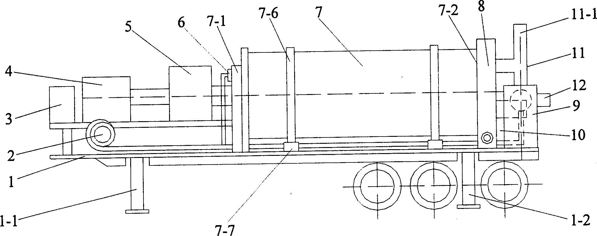 Movable medical garbage incinerator