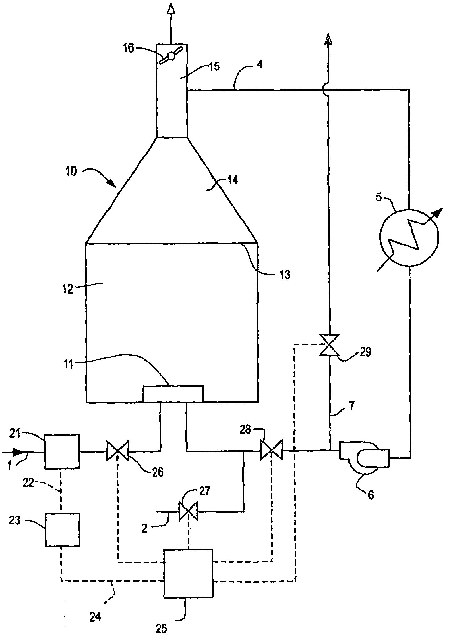 Method for combusting fuel in a fired heater