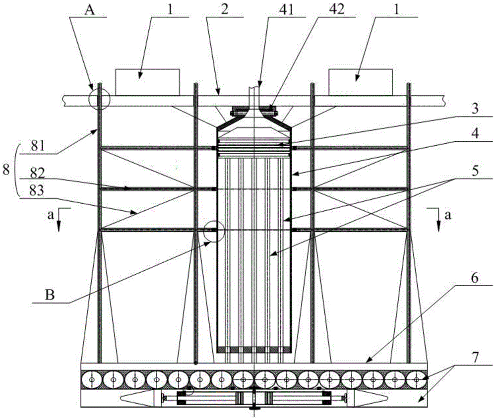 A circulating water supply system