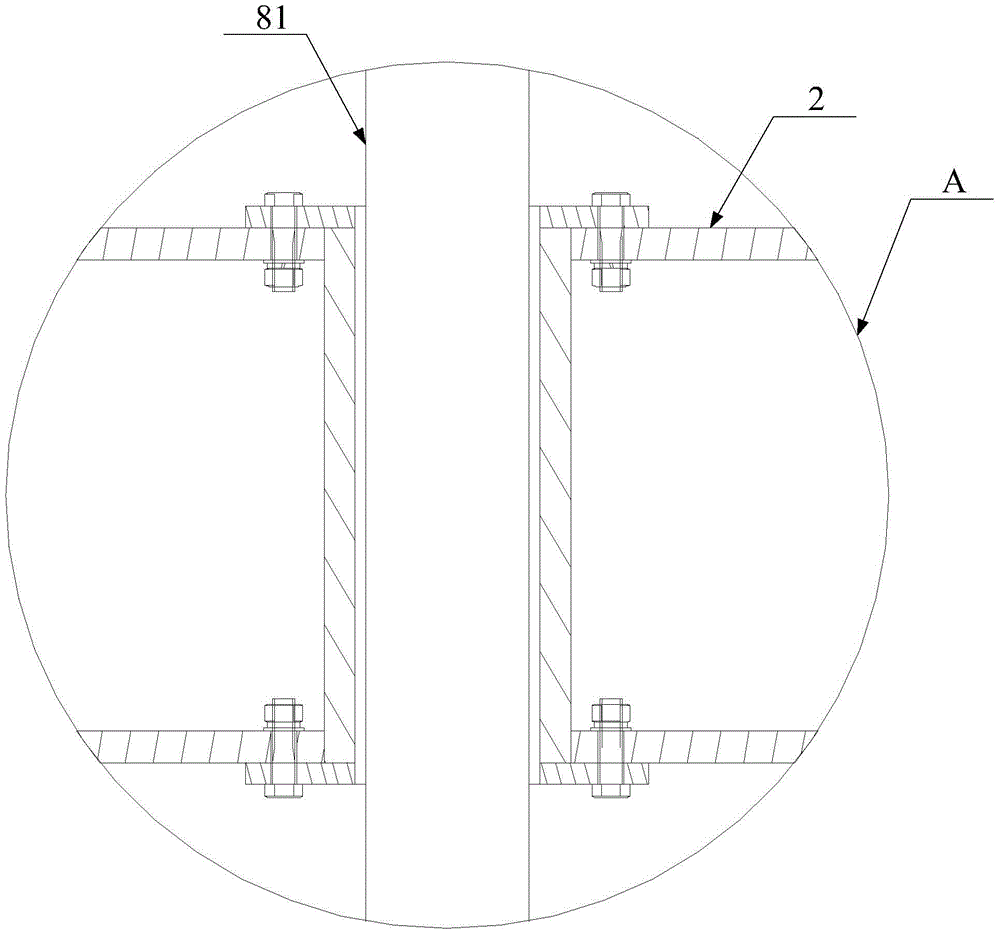 A circulating water supply system