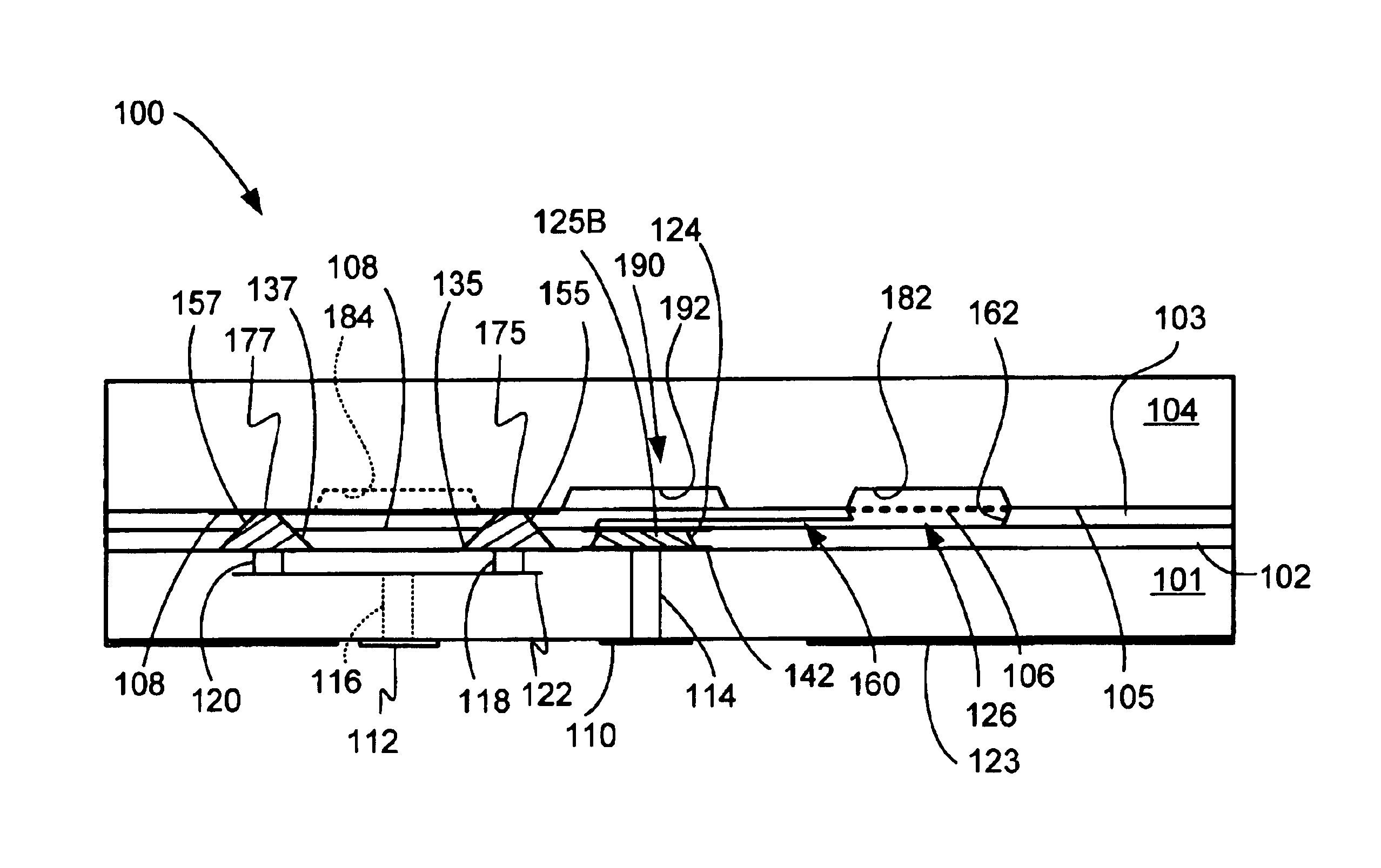 Multi-substrate liquid metal high-frequency switching device