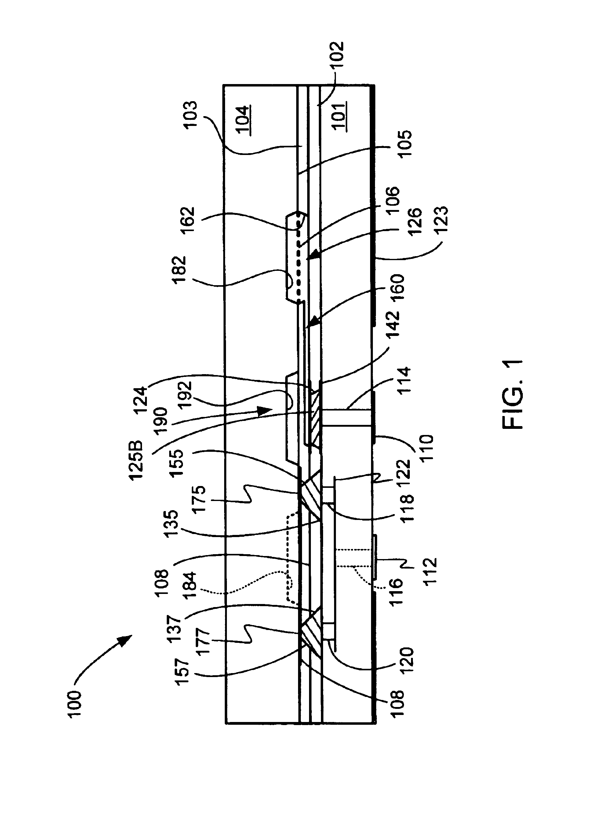 Multi-substrate liquid metal high-frequency switching device