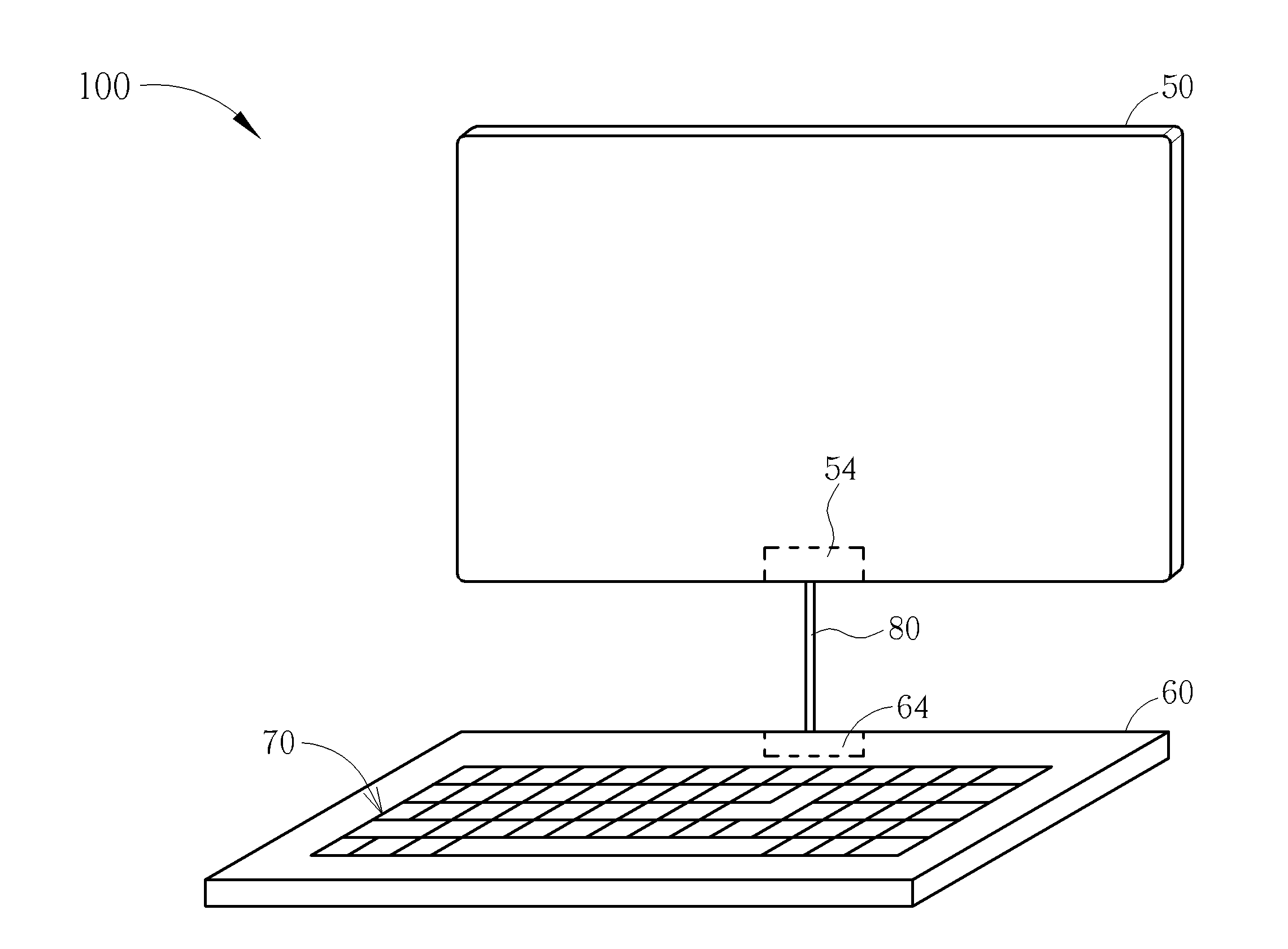 Display system having electrophoretic touch panel