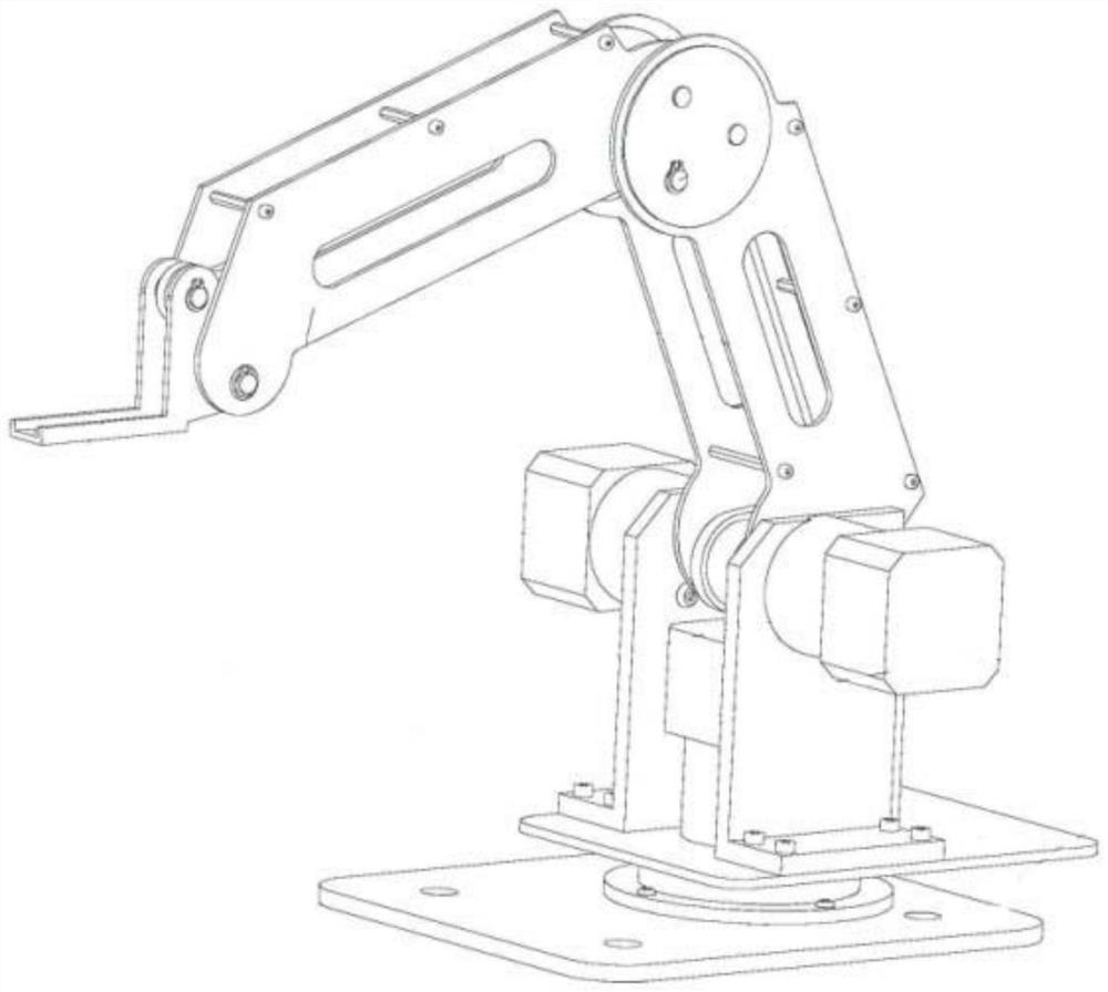Rotary table of desktop mechanical arm, desktop mechanical arm and robot