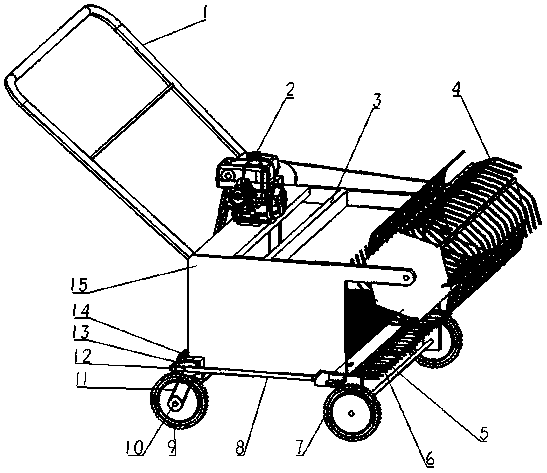 A self-propelled notoginseng stalk paver