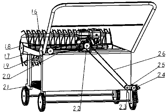 A self-propelled notoginseng stalk paver