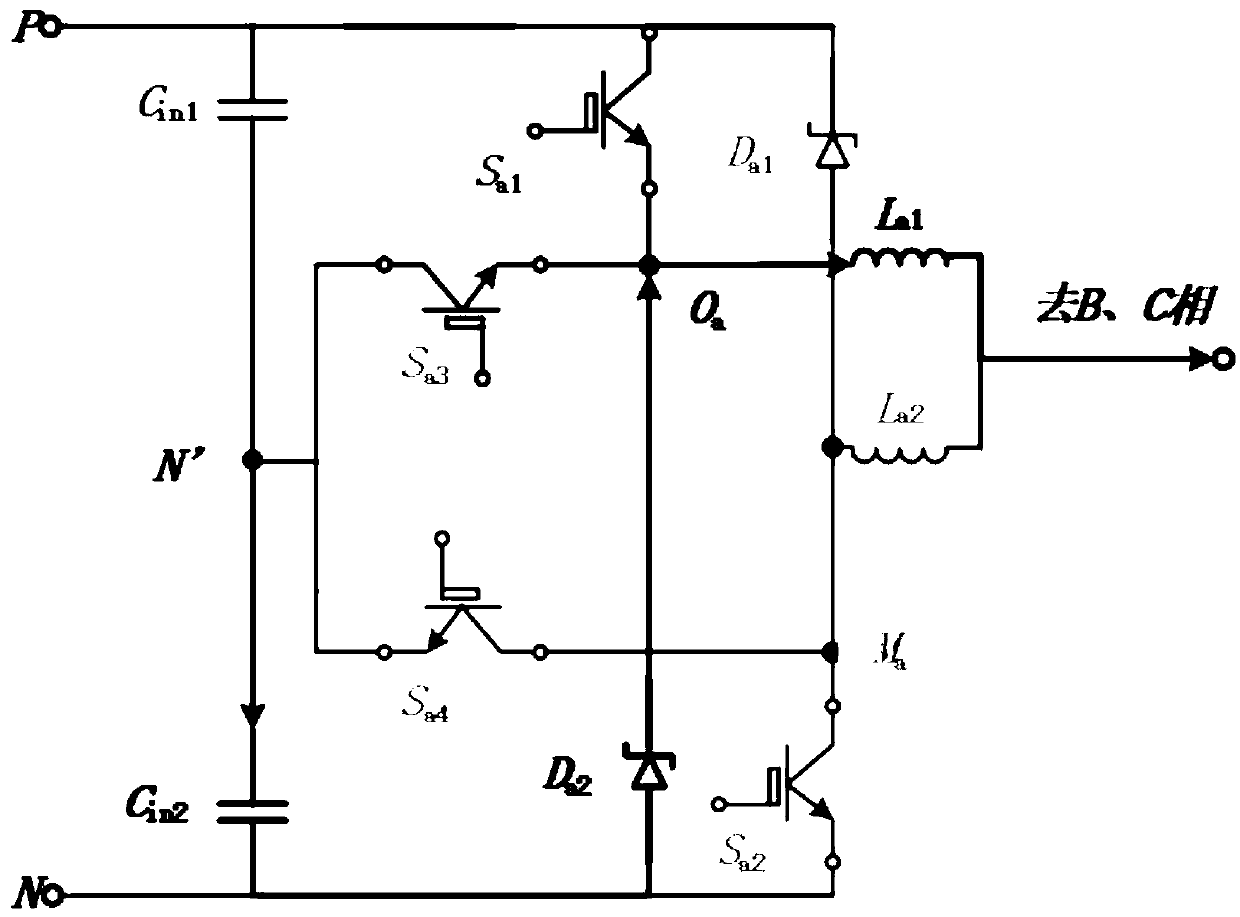 Three-phase improved double Buck/Boost converter based on SiC diode