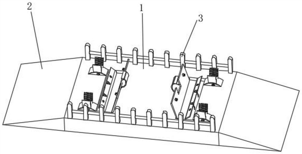 Supporting device for whole vehicle manufacturing of new energy vehicle