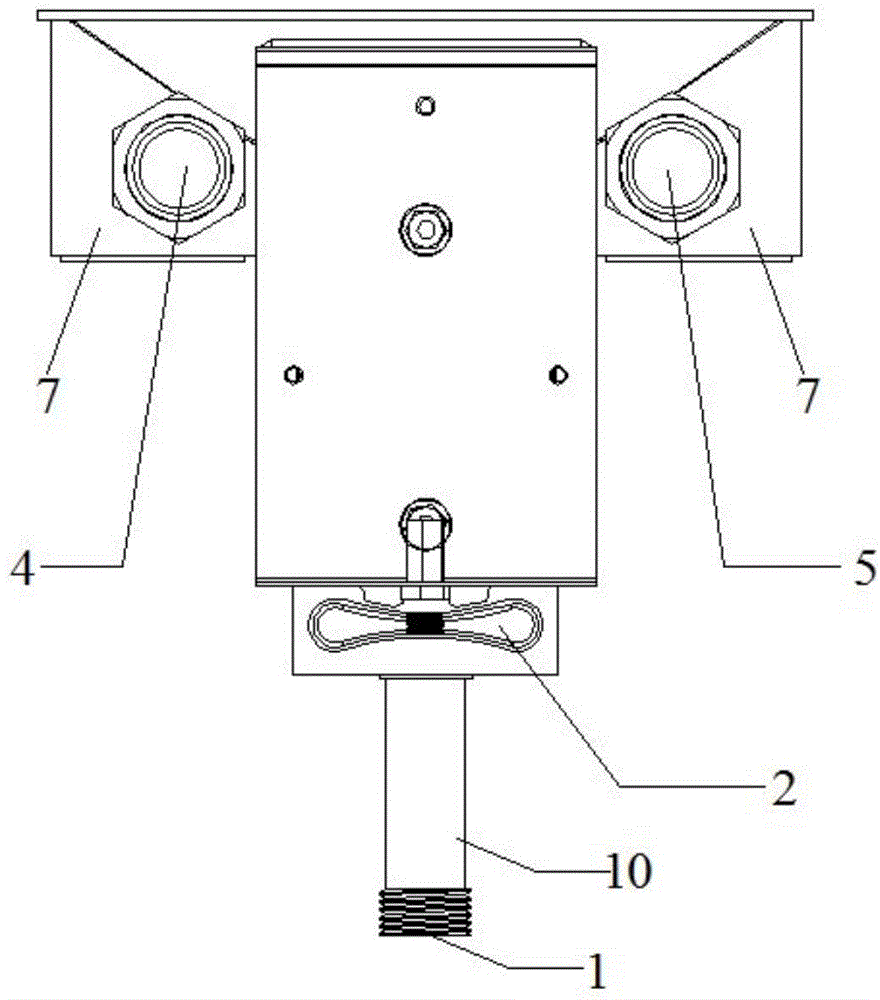 Water cooled fully-areated burner