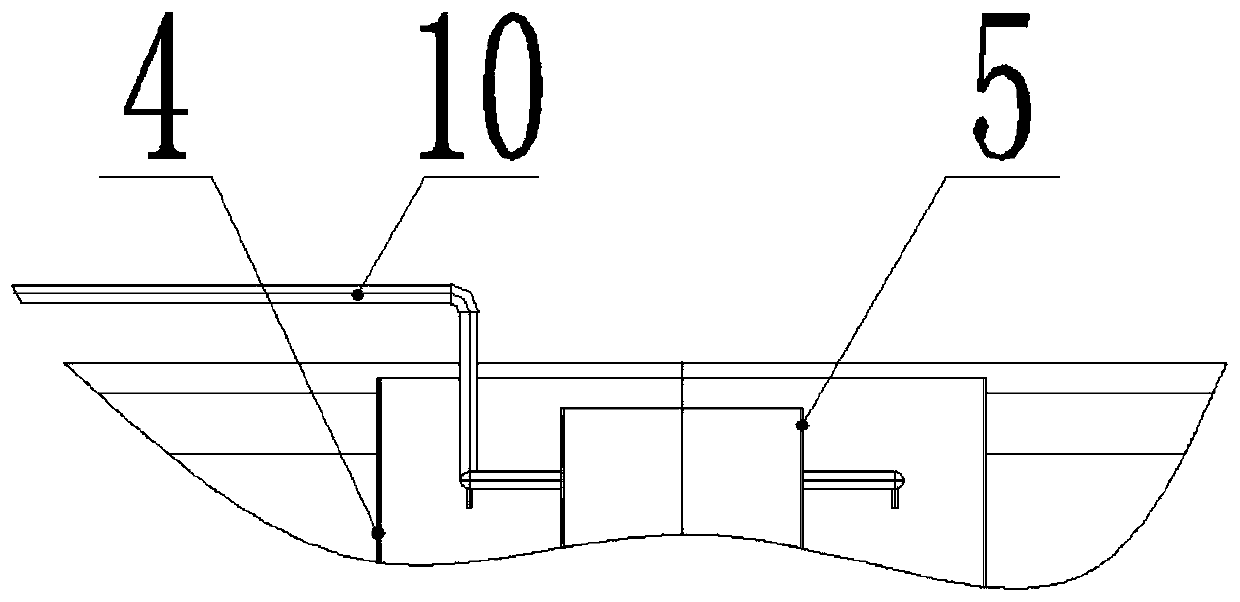 Deep-cone thickening sand bin with fluidized sand discharging device