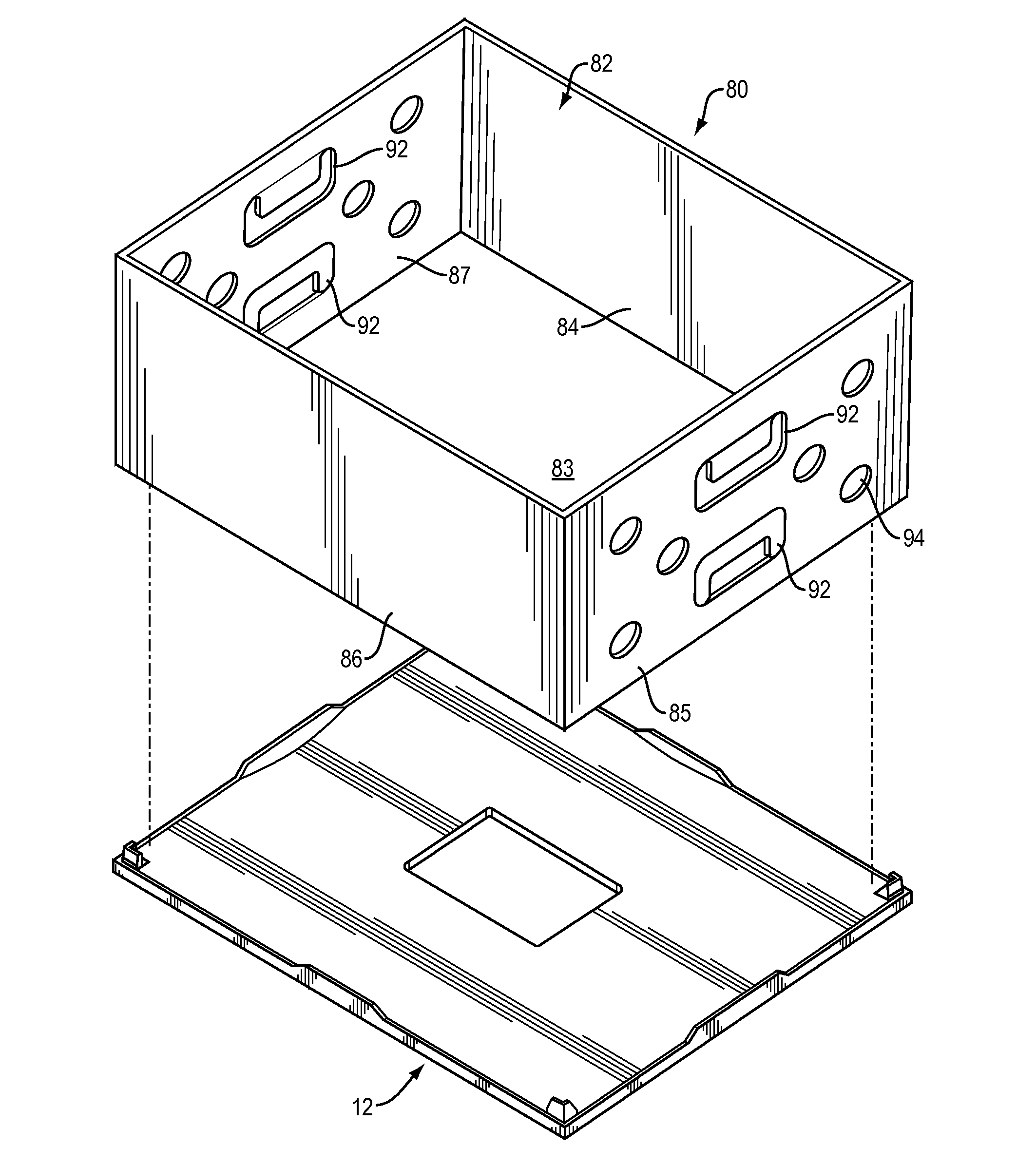 Reusable, combined multi-part product shipping box and display tray