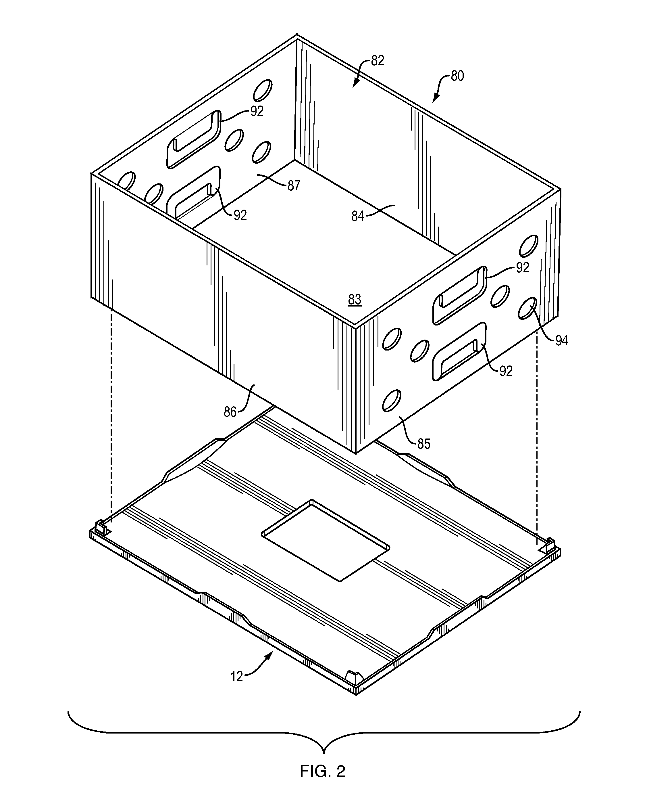 Reusable, combined multi-part product shipping box and display tray