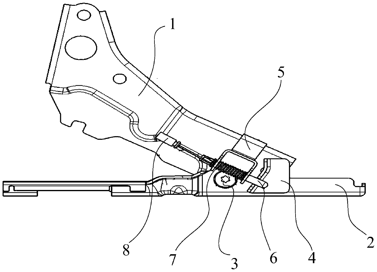 Lock mechanism and automobile seat comprising same