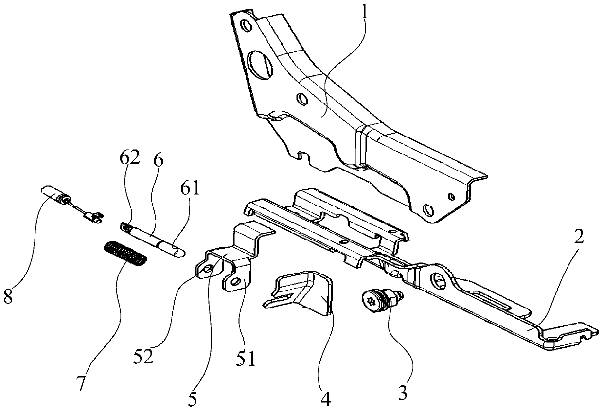 Lock mechanism and automobile seat comprising same