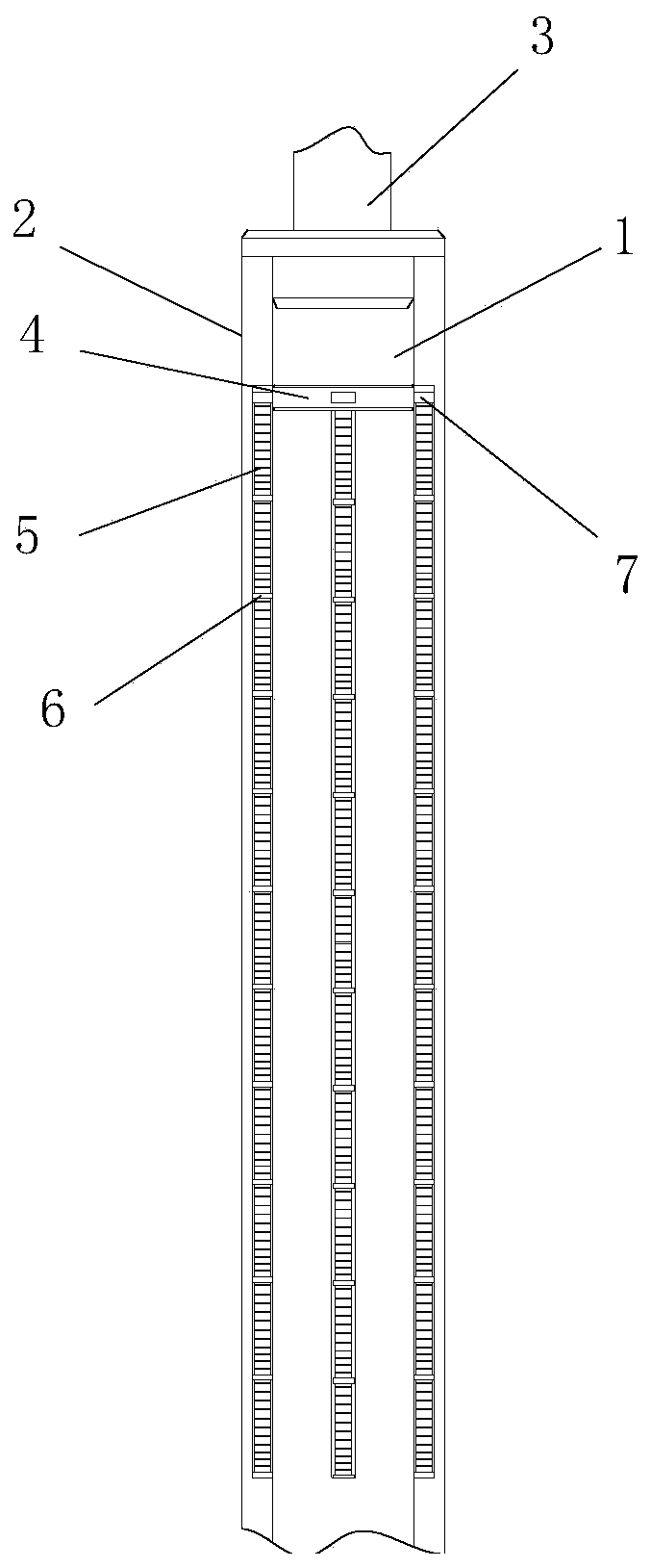 Self-conducting filter pipeline