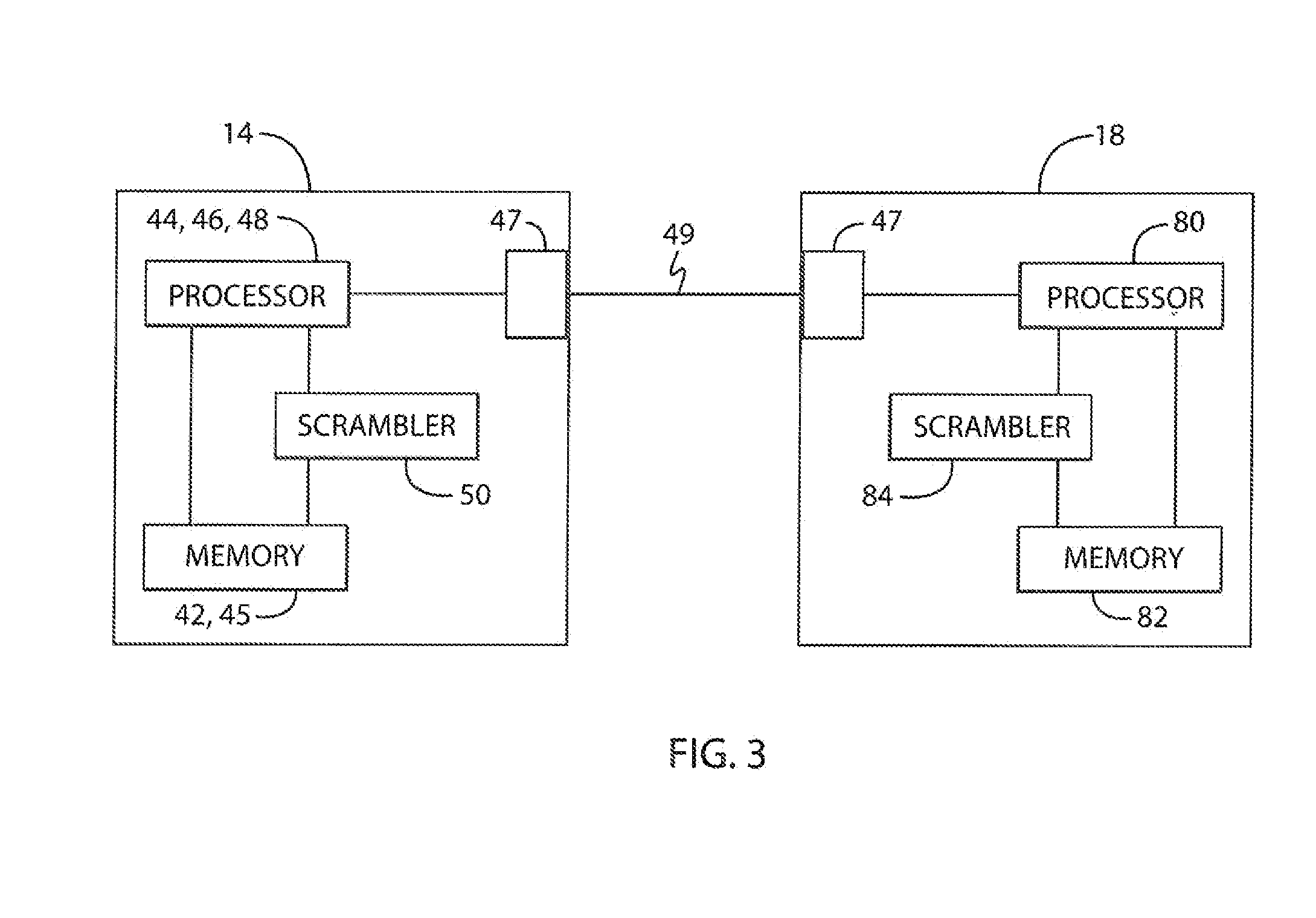 Method and Apparatus for Scrambling a High Speed Data Transmission