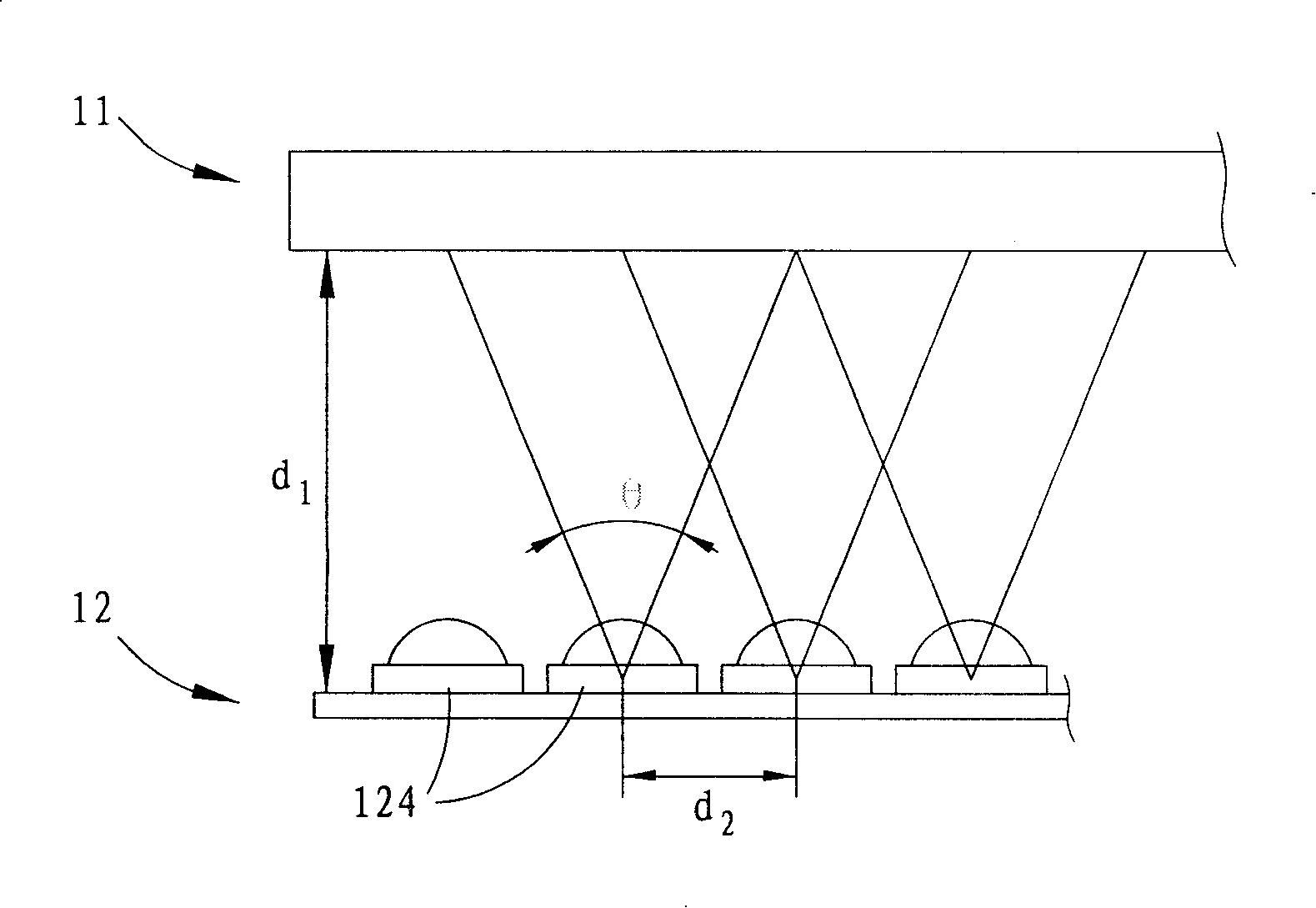 Light source unit and backlight module group possessing same