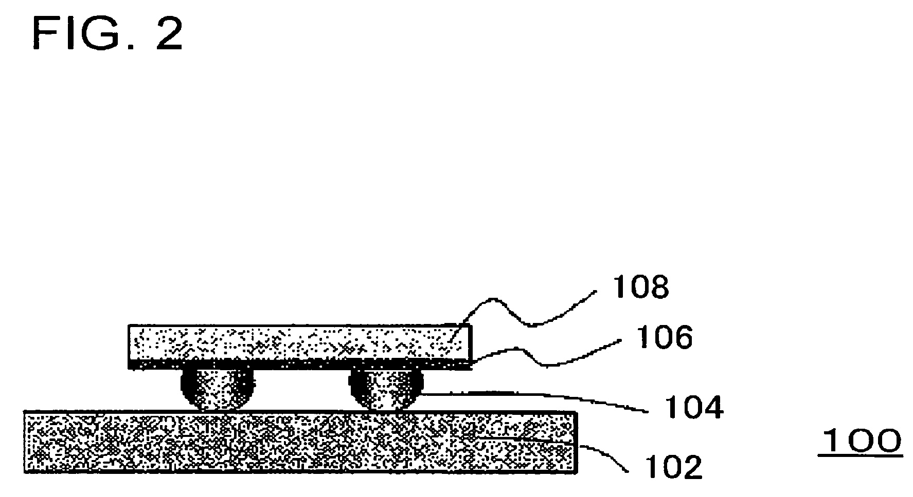 Semiconductor device with a diffusion barrier film having a spacing for stress relief of solder bump