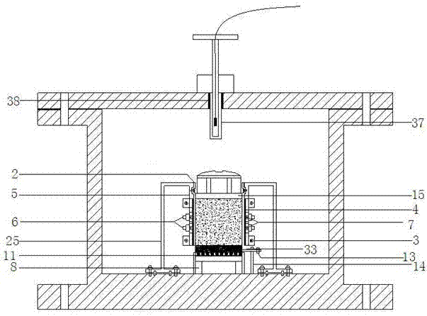 Testing device and method of corrosion deterioration for concrete panels under complex action