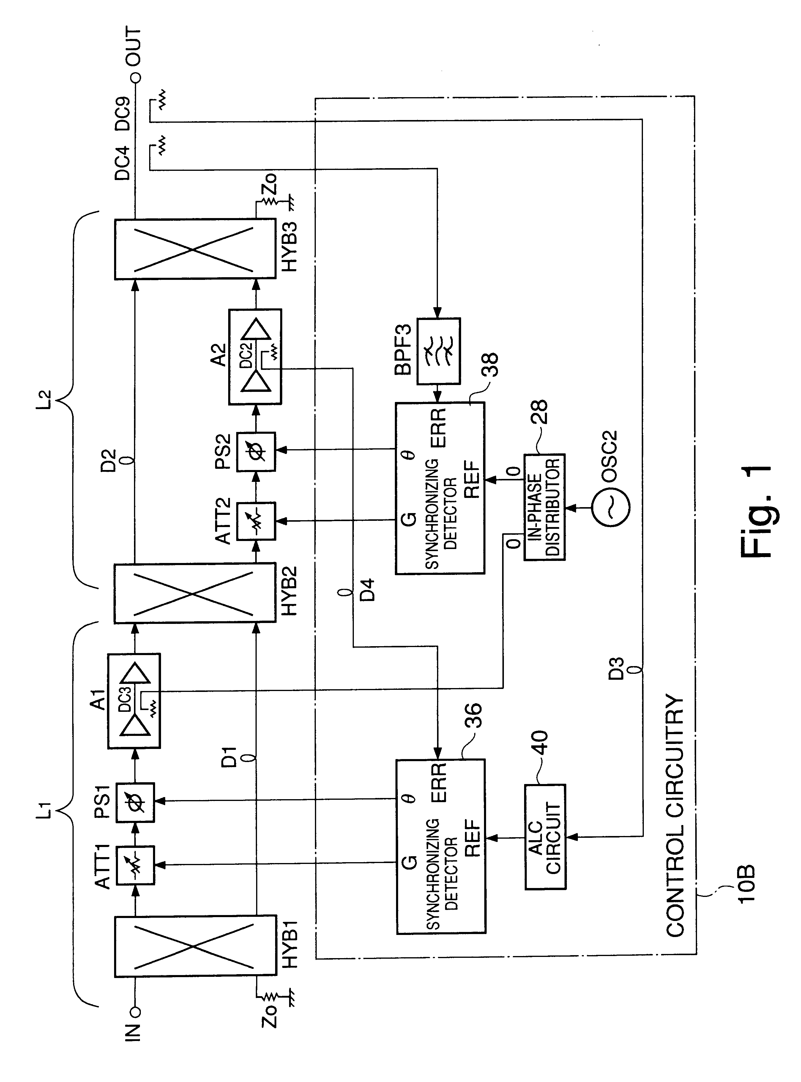 Amplifier with feedforward loops for rejecting non-linear distortion