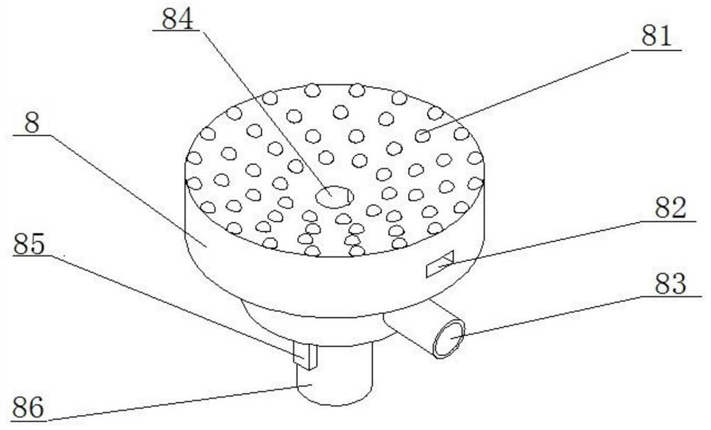 Material cooling device