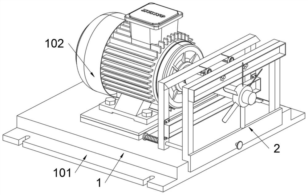 Motor shell electrostatic protection device