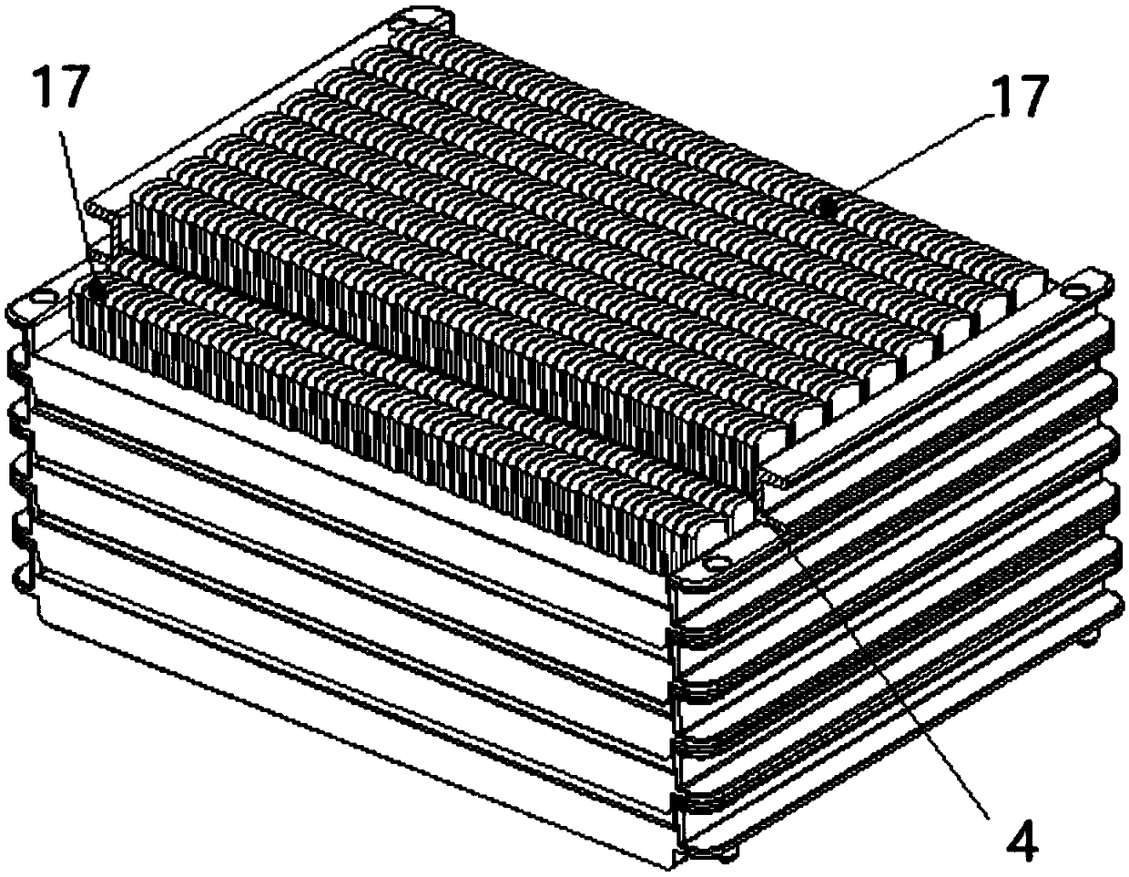 Standard disc for storage and transfer of magnetic tiles