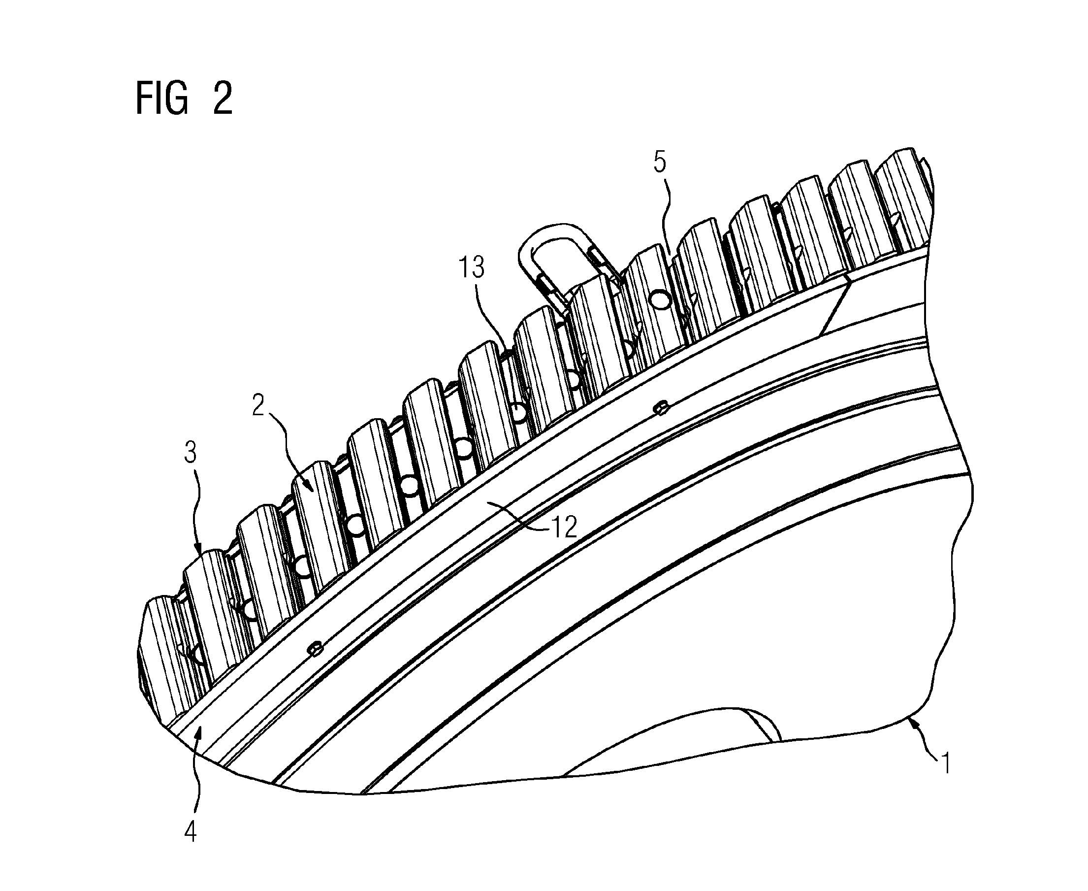 Blade wheel and method for producing a blade therefor