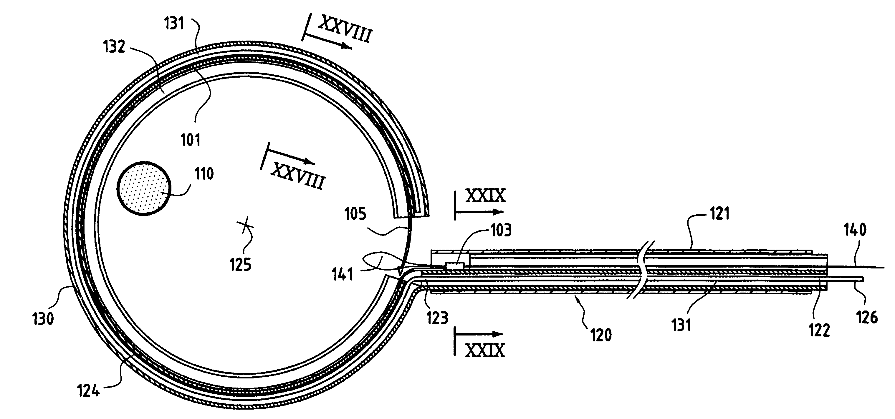Device for ligating an anatomical structure