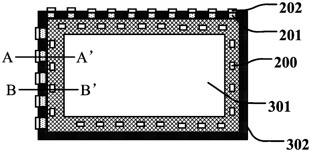 Narrow-frame display panel and display device