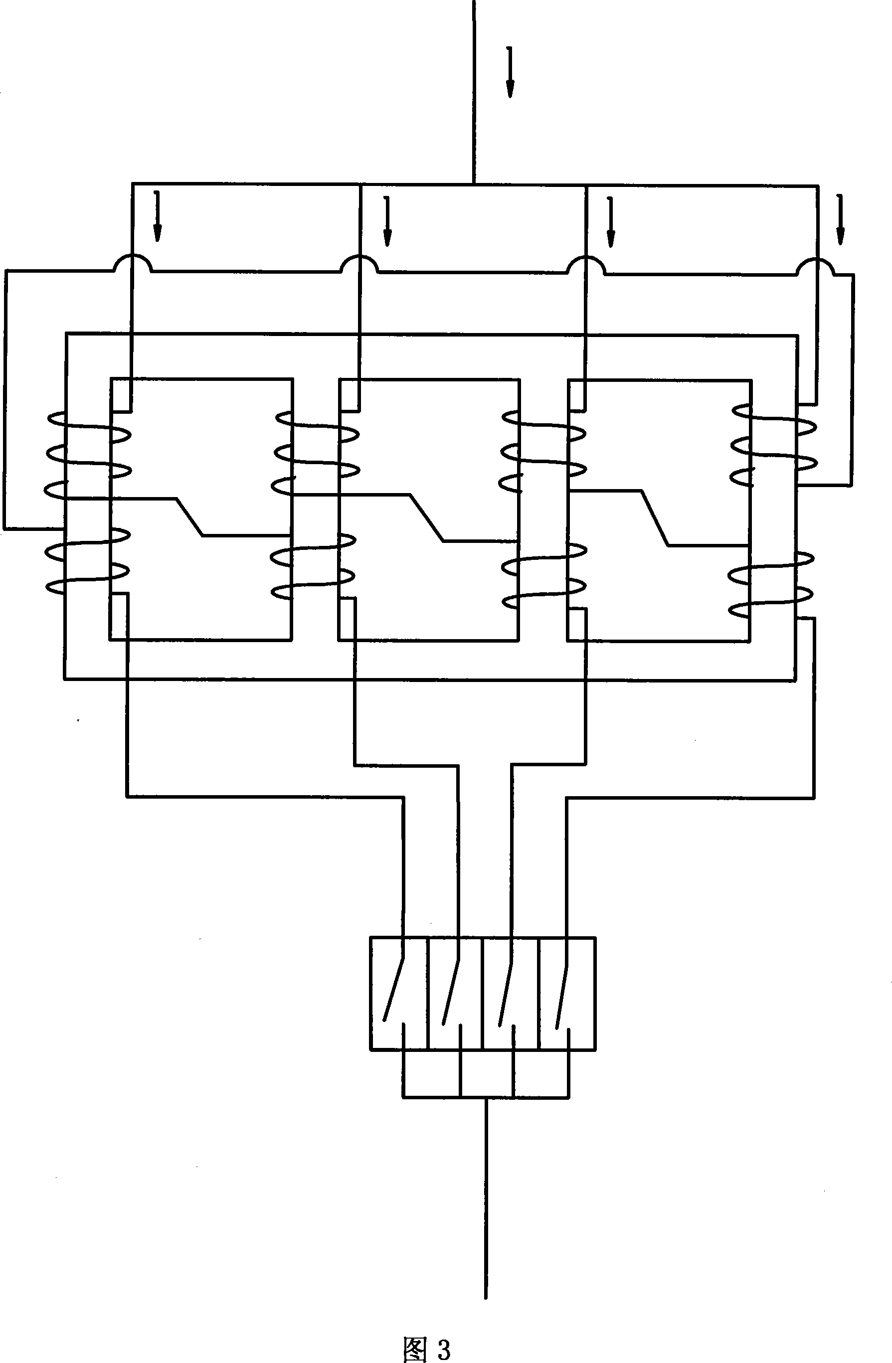 Parallel circuit breaker