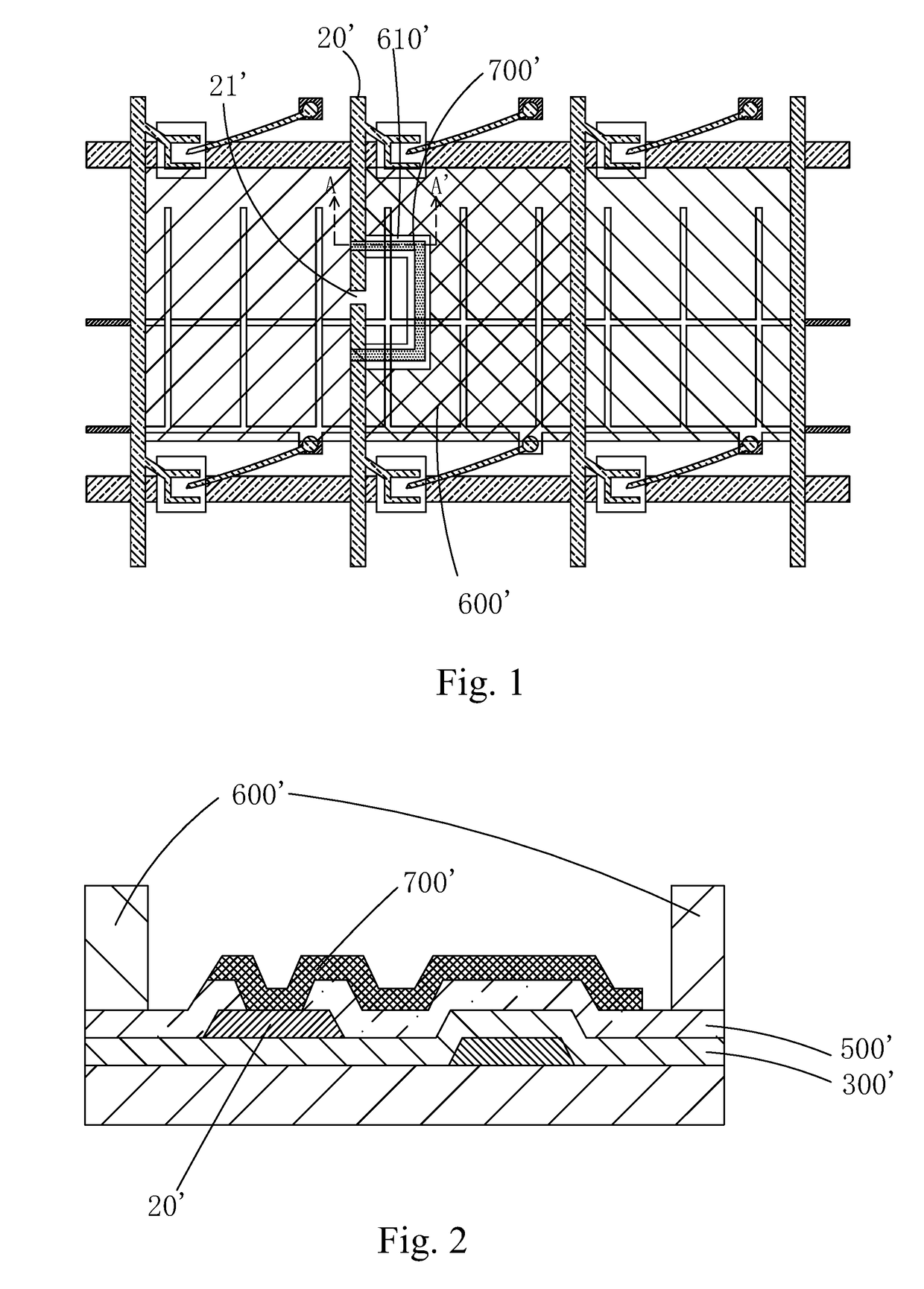 Broken line repair method of TFT substrate