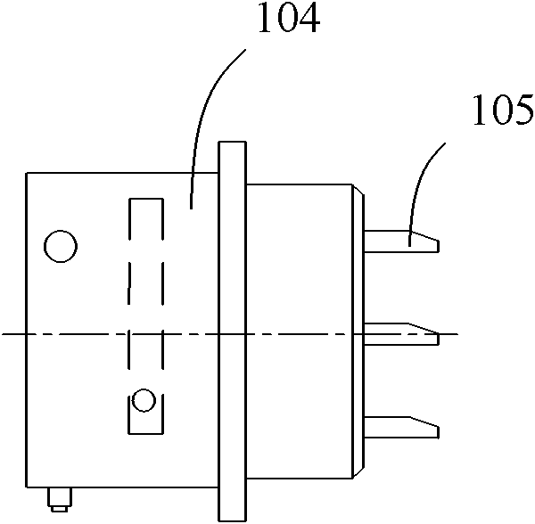 Power station generating set oil groove signal extension apparatus