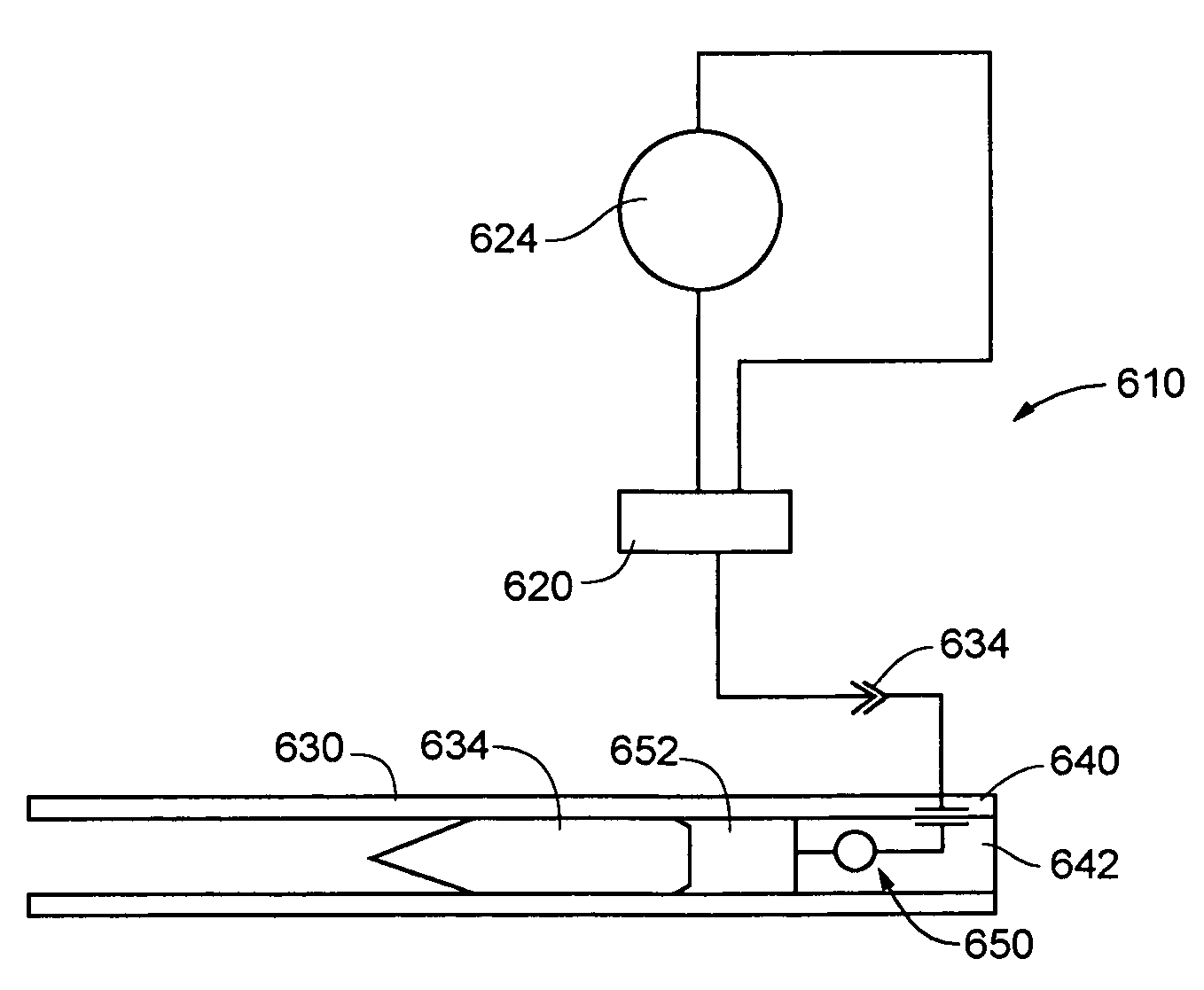 In bore air regulation system