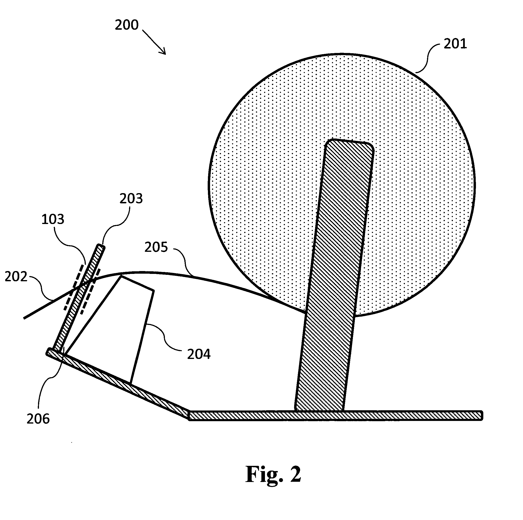 Bag opener component for plastic bag dispenser