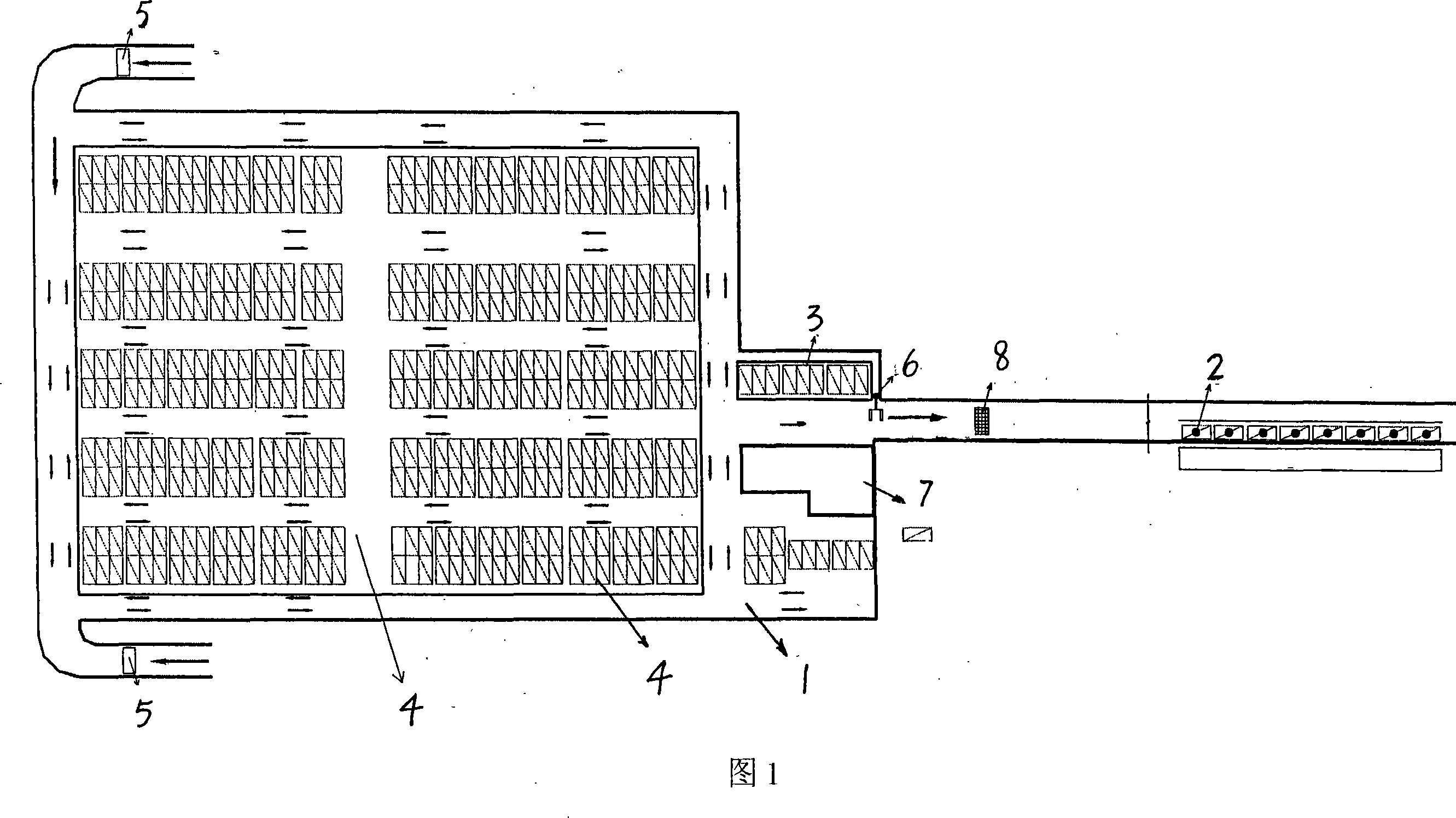 Taxi passenger-waiting queueing system and management method thereof