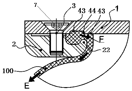 Low-temperature-resistant air spring upper seam allowance sealing structure, method and product