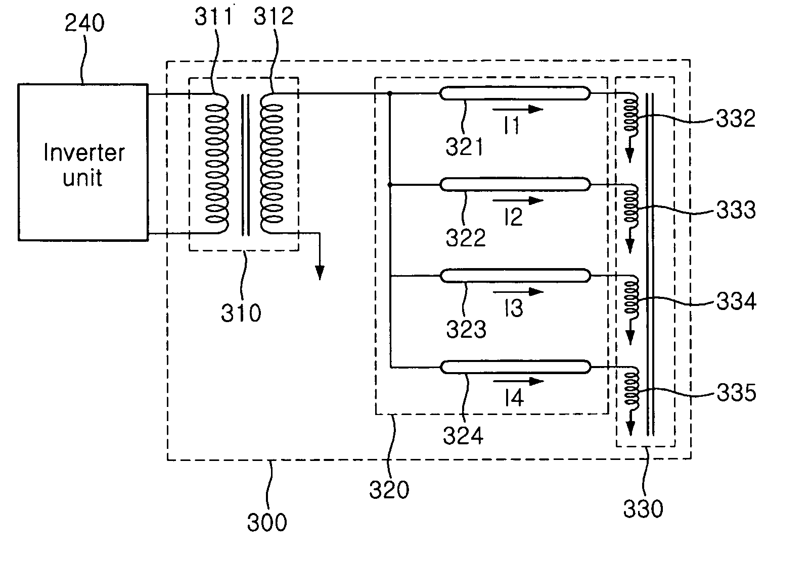 Apparatus for driving lamps and liquid crystal display having the same