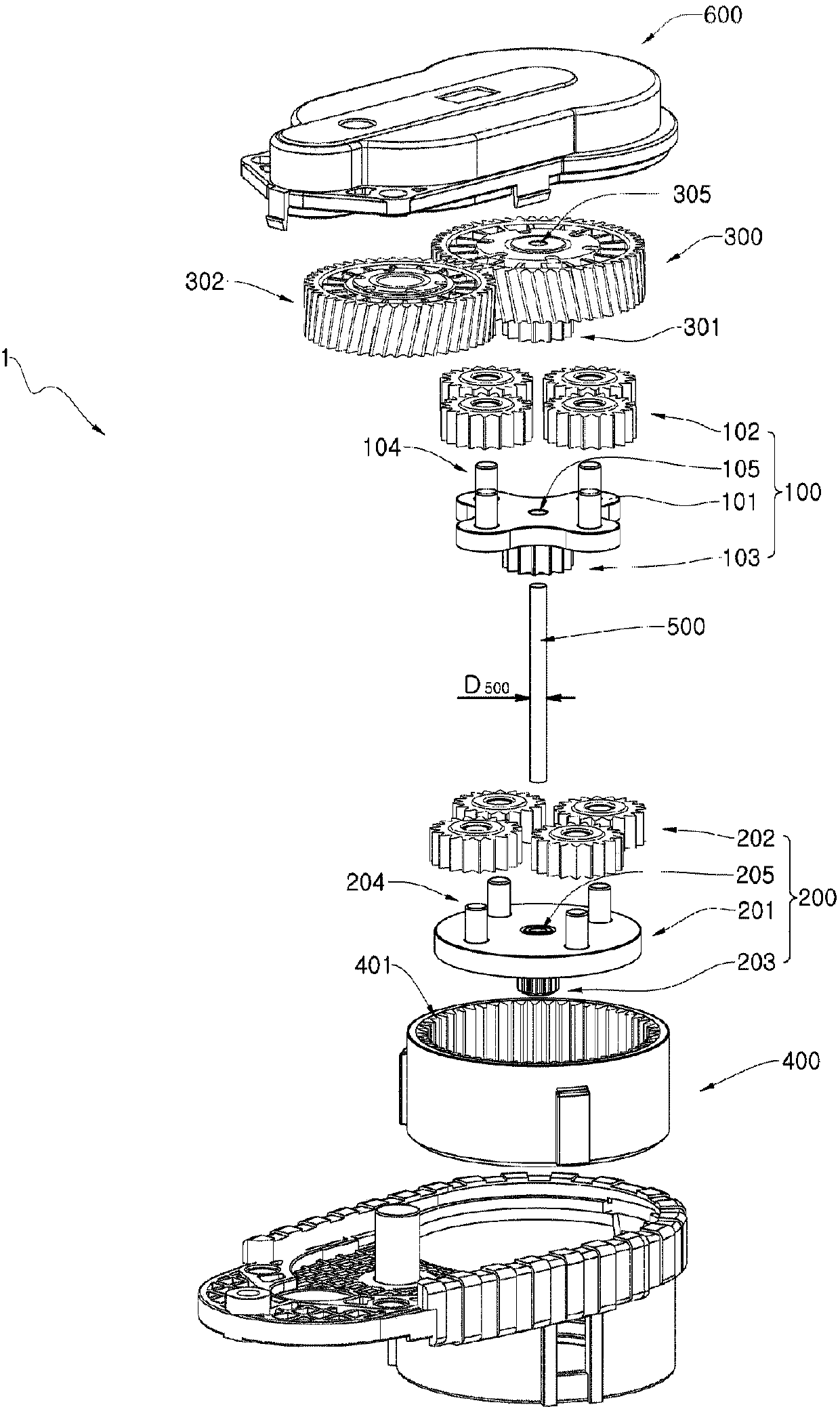 Actuator assembly for electronic parking brake