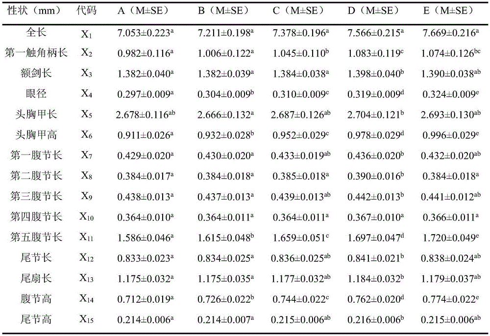 Grading and optimizing method for ammonia nitrogen resistance of marsupenaeus japonicas shrimp seed