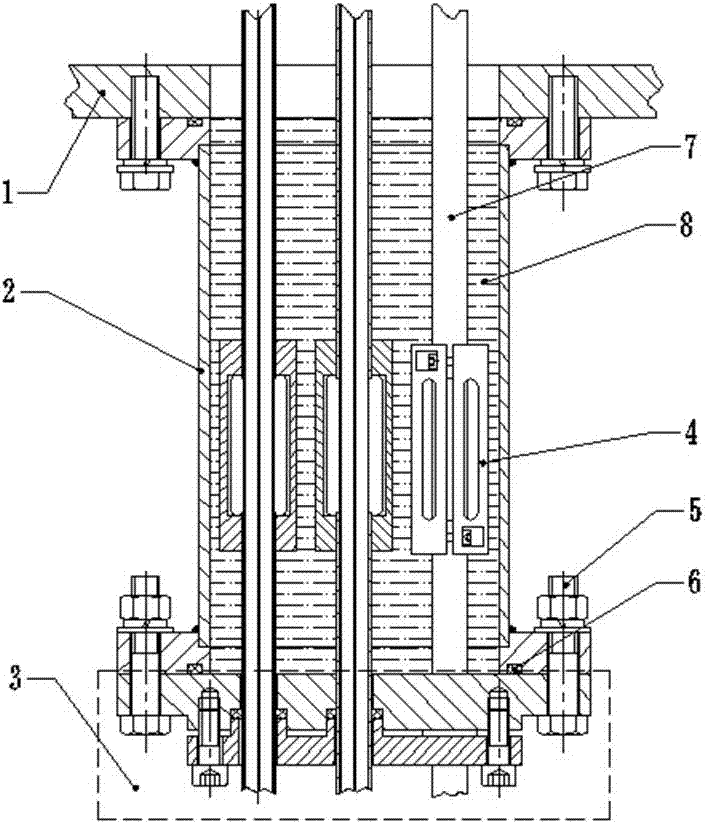 A coaxial radio frequency cable penetration seal