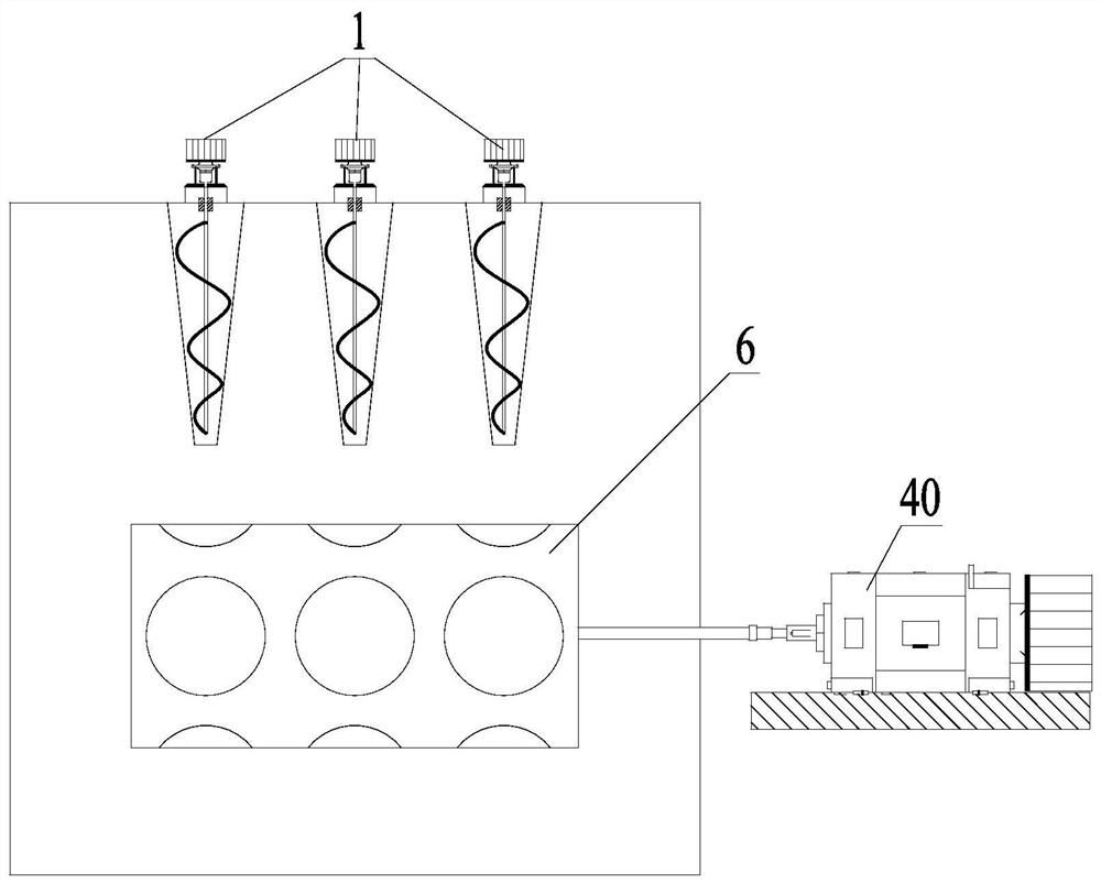 A continuous processing device for hydrate balls