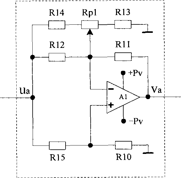 Bipolar Null and Gain Adjustable Amplifier and Analog Signal Conditioner