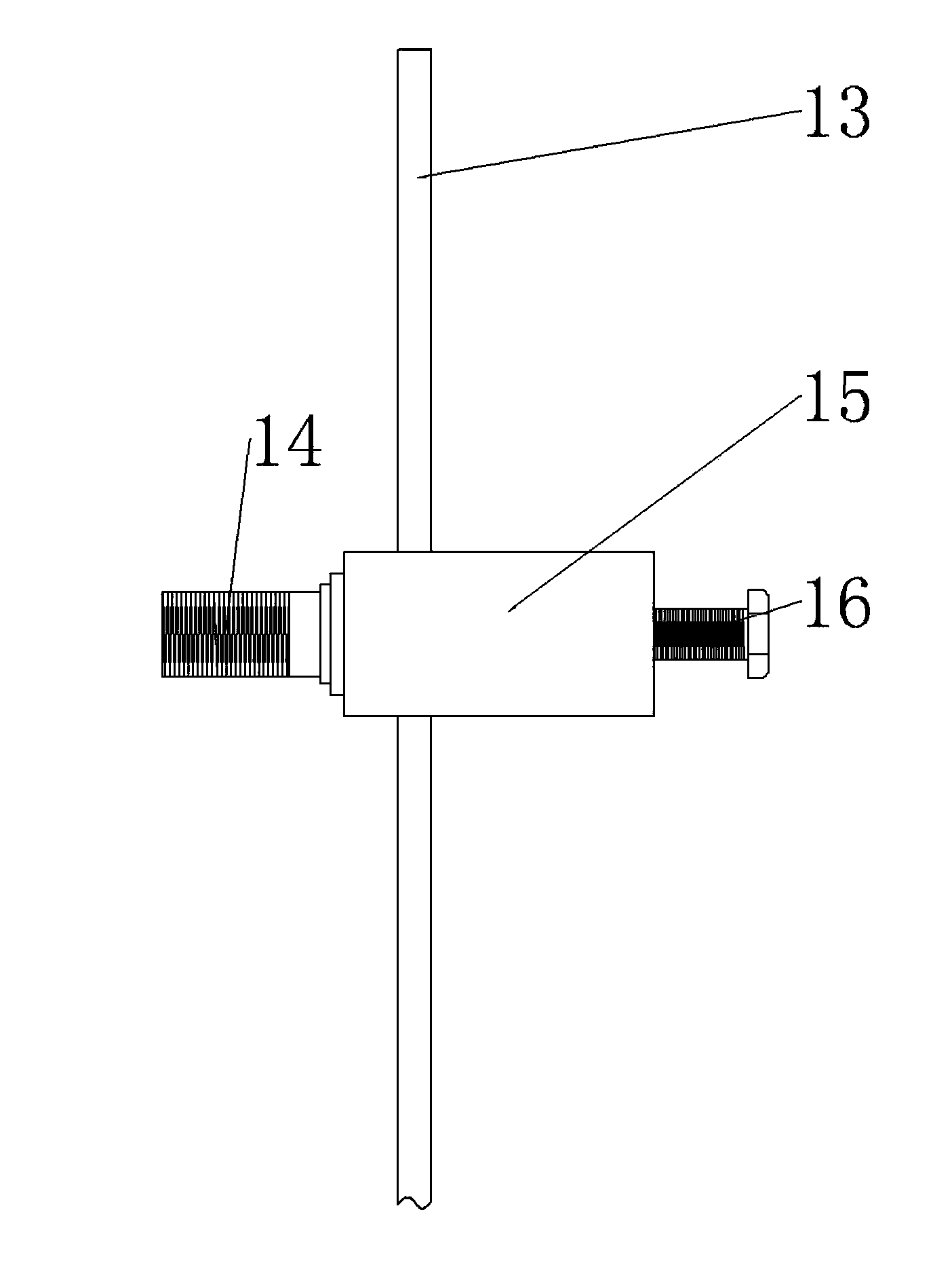 Direct tension test testing device for high-freedom degree fragile material and a testing method based on device