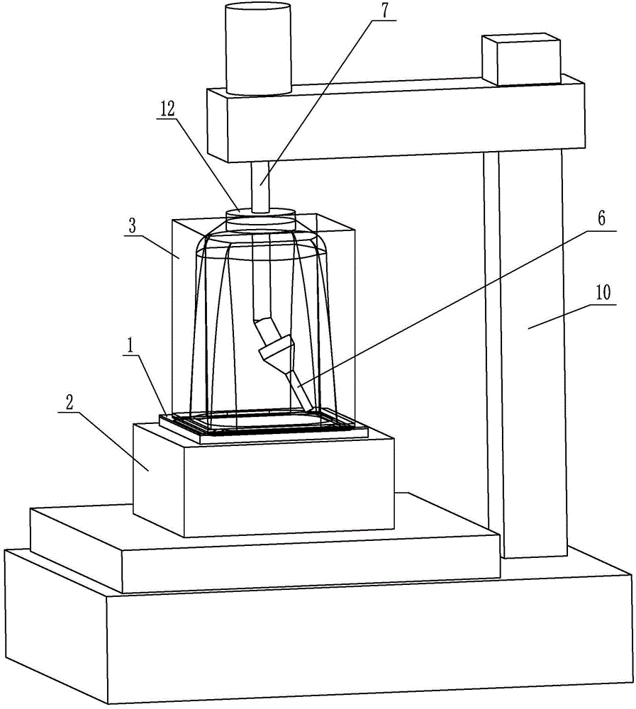 Pressure-assistant thin-wall blank precise processing method