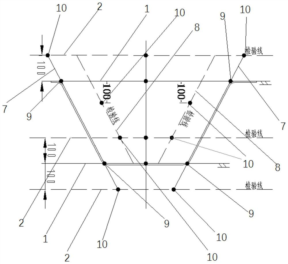 A method for butt joint assembly of side sections with knuckle positions and slot-shaped compartments