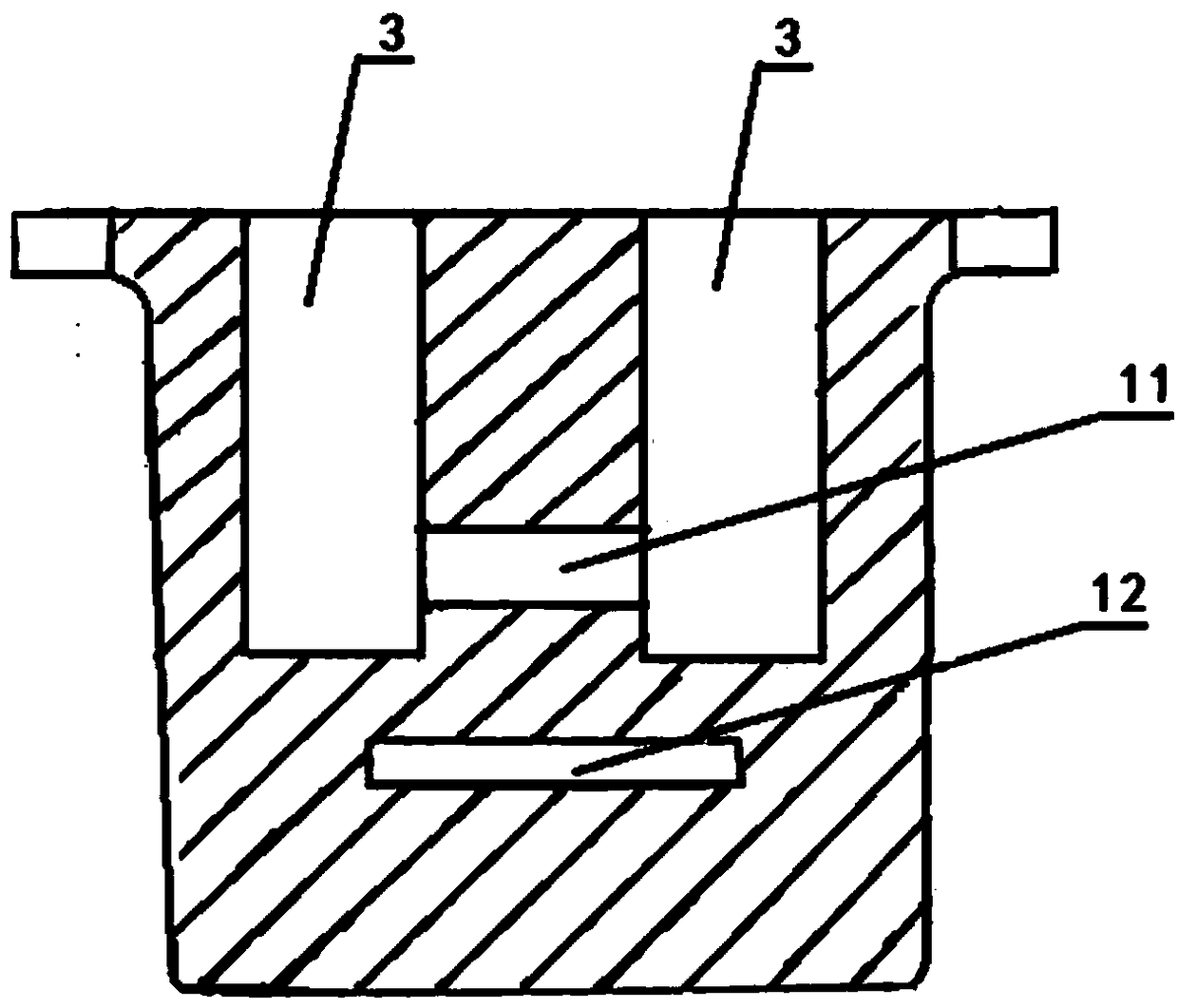 Loading machine pumping valve and casting method thereof